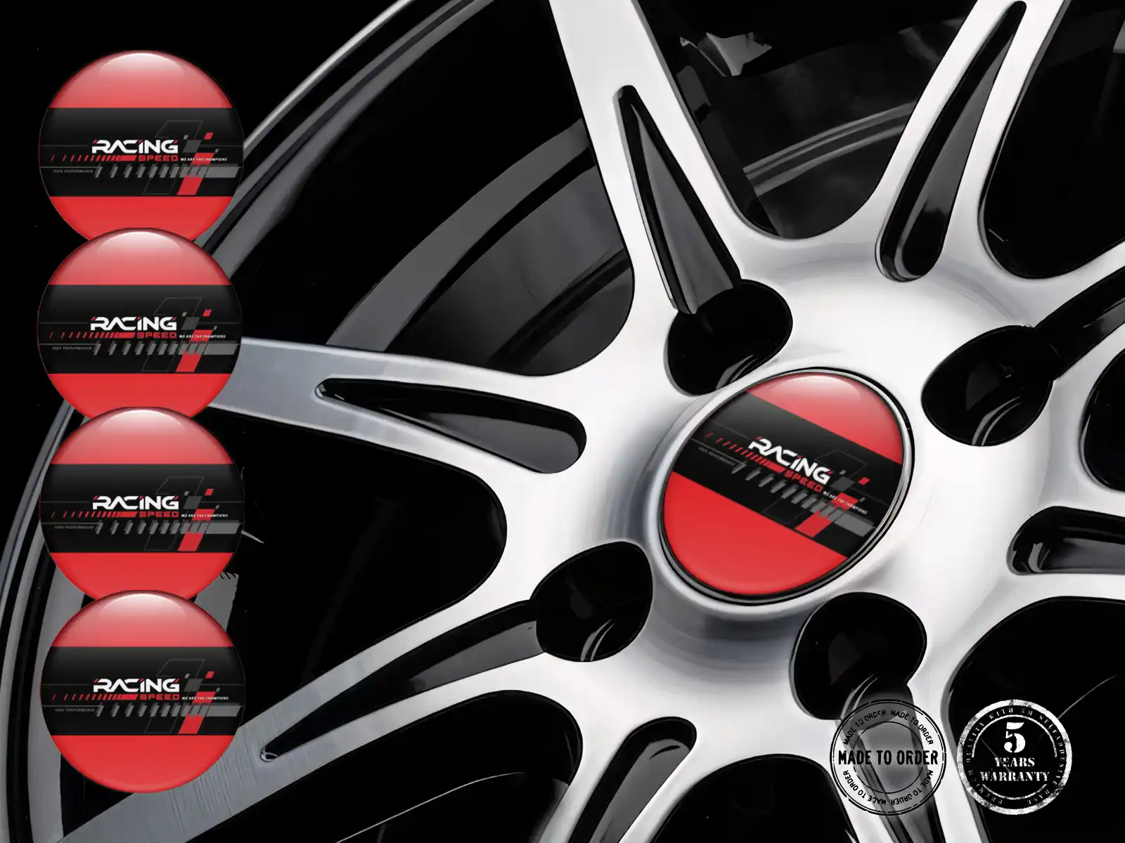 Wheel Decal Design Personalized Brand Drift Prism